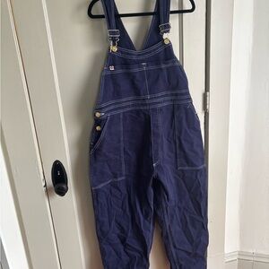 Women's Navy Blue Overalls